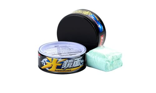 Полироль кузова Soft 99 Scratch Clear, для восстановления лакокрасочного покрытия тёмных автомобилей, банка 200г (+салфетка), арт. 00420