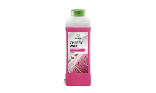 Защитное покрытие кузова Grass Cherry Wax, с водооталкивающим эффектом, аромат вишни, бутылка 1л, арт. 138100