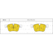 Колодки тормозные Blitz дисковые, арт. BB0545