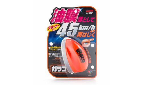 Антидождь (+очиститель) Soft 99 Glaco Q, для стёкол и зеркал, с водоотталкивающим эффектом, флакон с аппликатором 70мл, арт. 04168