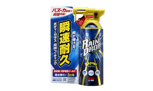 Антидождь Soft 99 Rain Drop, для стёкол и кузова, с водоотталкивающим эффектом, аэрозоль 300мл, арт. 00526