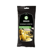 Влажные салфетки для ухода за кожаным салоном с натуральным воском карнауба Grass, арт. IT-0312