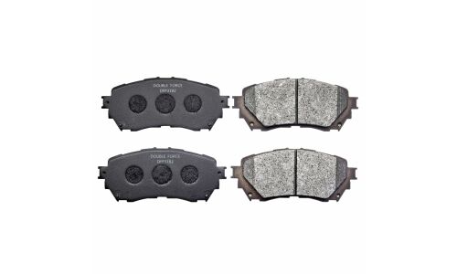Колодки тормозные дисковые Double Force, передние, комплект на ось (4 шт), арт. DFP3182