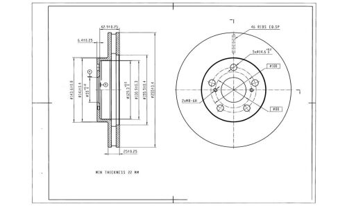 Диск тормозной Avantech, арт. BR3006S