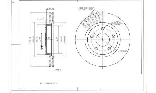 Диск тормозной Avantech, арт. BR3010S