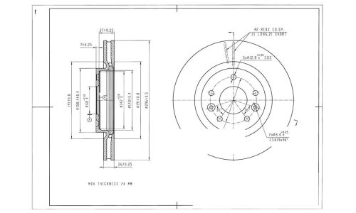 Диск тормозной Avantech, арт. BR3011S