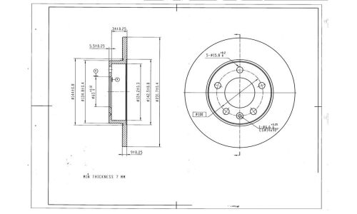 Диск тормозной Avantech, арт. BR3015S
