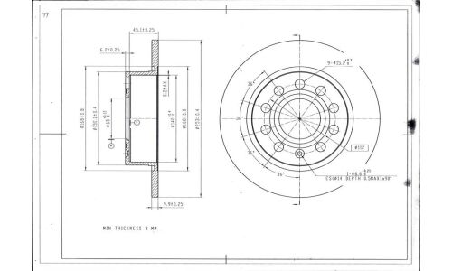 Диск тормозной Avantech, арт. BR3020S