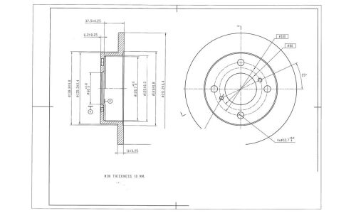 Диск тормозной Avantech, арт. BR0708S