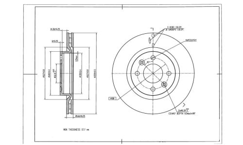 Диск тормозной Avantech, арт. BR3030S