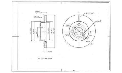 Диск тормозной Avantech, арт. BR3046S