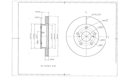 Диск тормозной Avantech, арт. BR3048S