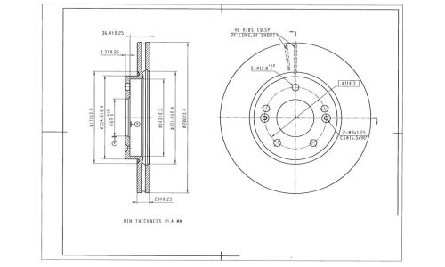 Диск тормозной Avantech, арт. BR3033S