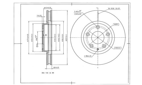 Диск тормозной Avantech, арт. BR3021S