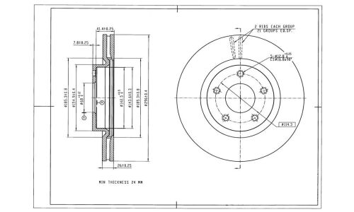 Диск тормозной Avantech, арт. BR3023S