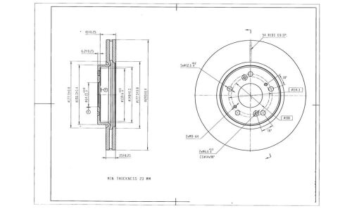 Диск тормозной Avantech, арт. BR3037S