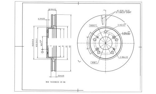 Диск тормозной Avantech, арт. BR3043S