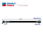 Шланг тормозной Double Force DFH0122