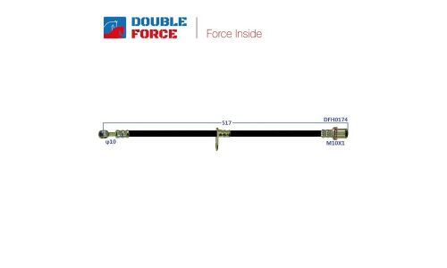 Шланг тормозной Double Force DFH0174