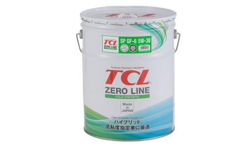 Масло моторное TCL Zero Line 5w30, синтетическое, API SP, ILSAC GF-6A, для бензинового двигателя, 20л, арт. Z0200530SP