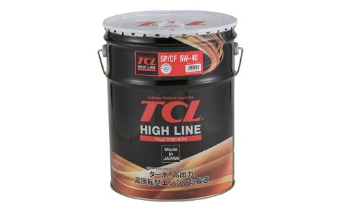 Масло моторное TCL High Line 5w40, синтетическое, API SP/CF, универсальное, 20л, арт. H0200540SP