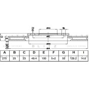 Диск тормозной Blitz, арт. BS0526