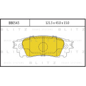 Колодки тормозные Blitz дисковые, арт. BB0543