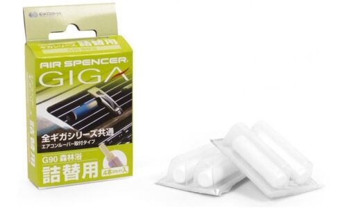 Картриджи для ароматизатора в дефлектор Eikosha Giga Green Breeze (Фруктовый), меловой, клипса, 4 шт, арт. G-90