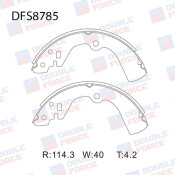 Колодки тормозные барабанные Double Force, комплект на ось (4 шт), арт. DFS8785