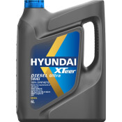 Масло моторное Hyundai XTeer Diesel Ultra 5w40 синтетическое, API SN/CF, ACEA A3/B3/C3/B4, для дизельного двигателя, 6л, арт. 1061223