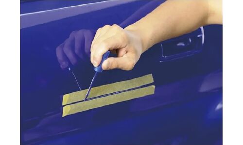 Краска для ремонта сколов и царапин Soft 99 Touch Up Paint, цветовой код 42A, акриловая, флакон с кисточкой, 12мл, арт. M7700