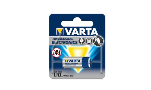 Батарейка щелочная Varta, N (LR1 / 910A), 1.5В, 1 шт, арт. 4001.101.401