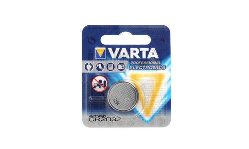 Батарейка литиевая Varta, CR2032 (Ø20.0x3.2мм), 3В, 1 шт, арт. 6032.101.401
