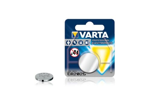 Батарейка литиевая Varta, CR2025 (Ø20.0x2.5мм), 3В, 1 шт, арт. 6025101401