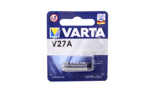 Батарейка щелочная Varta, A27 / V27A / A27BP / G27A / MN27 (8LR732), 12В, 1 шт, арт. 4227101401