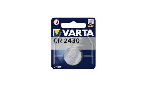 Батарейка литиевая Varta, CR2430 (Ø24.0x3.0мм), 3В, 1 шт, арт. 6430.101.401