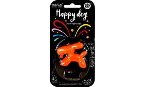 Ароматизатор в дефлектор Kogado Happy Dog White Musk (Белый мускус), полимерный, арт. 3301