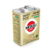 Масло моторное Mitasu Motor Oil Moly-Trimer 5w40, синтетическое, API SM/CF, универсальное, 4л, арт. MJ-M12/4