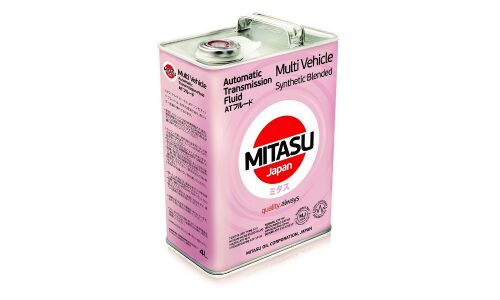 Масло трансмиссионное Mitasu Multi Vehicle ATF, полусинтетическое, универсальное для АКПП, 4л, арт. MJ-323/4