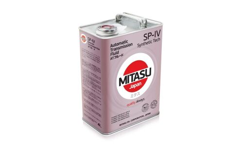 Масло трансмиссионное Mitasu ATF SP-IV, полусинтетическое, для АКПП Huyindai/Kia, 4л, арт. MJ-332/4