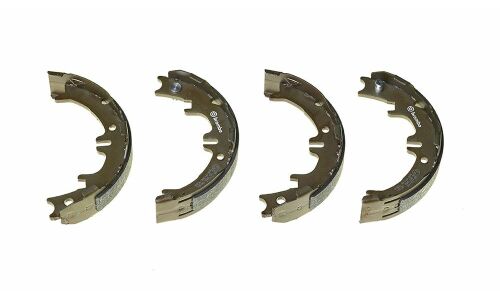 Колодки тормозные барабанные Brembo, комплект на ось (4 шт), арт. S83542