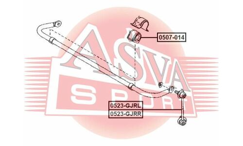 Втулка стабилизатора Asva, арт. 0507-014