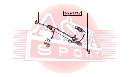 Наконечник рулевой тяги Asva, арт. 1422-STAV