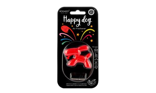 Ароматизатор в дефлектор Kogado Happy Dog Cherry (Вишня), полимерный, арт. 3307