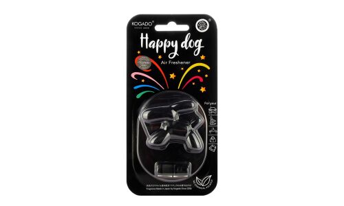 Ароматизатор в дефлектор Kogado Happy Dog Black Ice (Чёрный лёд), полимерный, арт. 3311