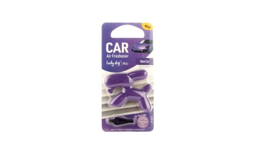 Ароматизатор в дефлектор Kogado Lucky Dog Mini New Car (Новая машина), полимерный, арт. 3351