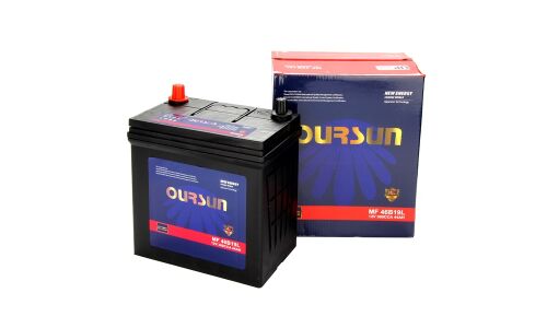 Аккумулятор Oursun MF 46B19L, 44Ач, CCA 380А, необслуживаемый