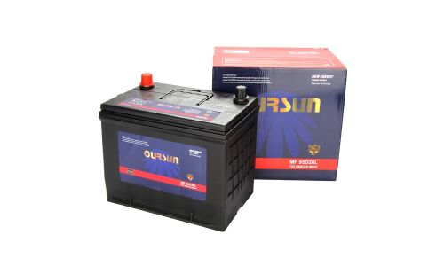 Аккумулятор Oursun MF 95D26R, 80Ач, CCA 680А, необслуживаемый