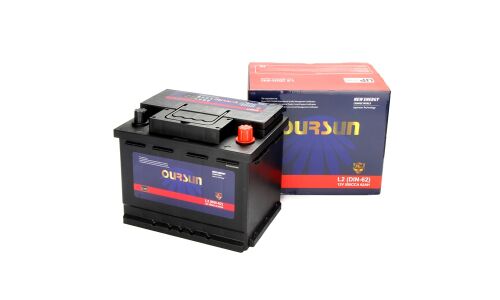 Аккумулятор Oursun L2(H5) L, 62Ач, CCA 550А, необслуживаемый