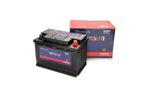 Аккумулятор Oursun L3(H6) L, 70Ач, CCA 670А, необслуживаемый